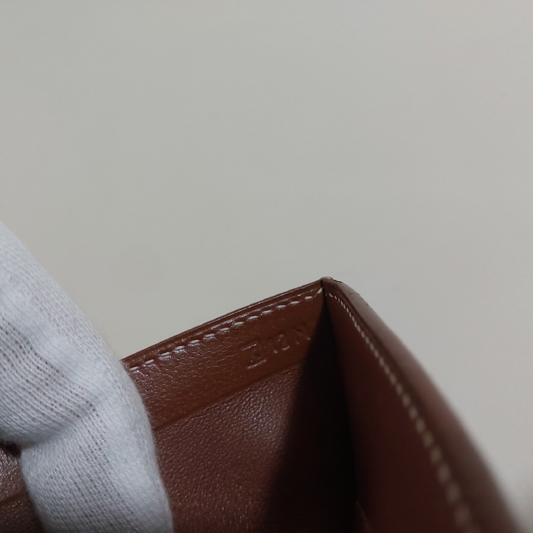 HERMES - エルメス MC2 タレス 二つ折り財布 レザー ゴールド K HERMES - エルメス MC2 タレス 二つ折り財布 レザー ゴールド K