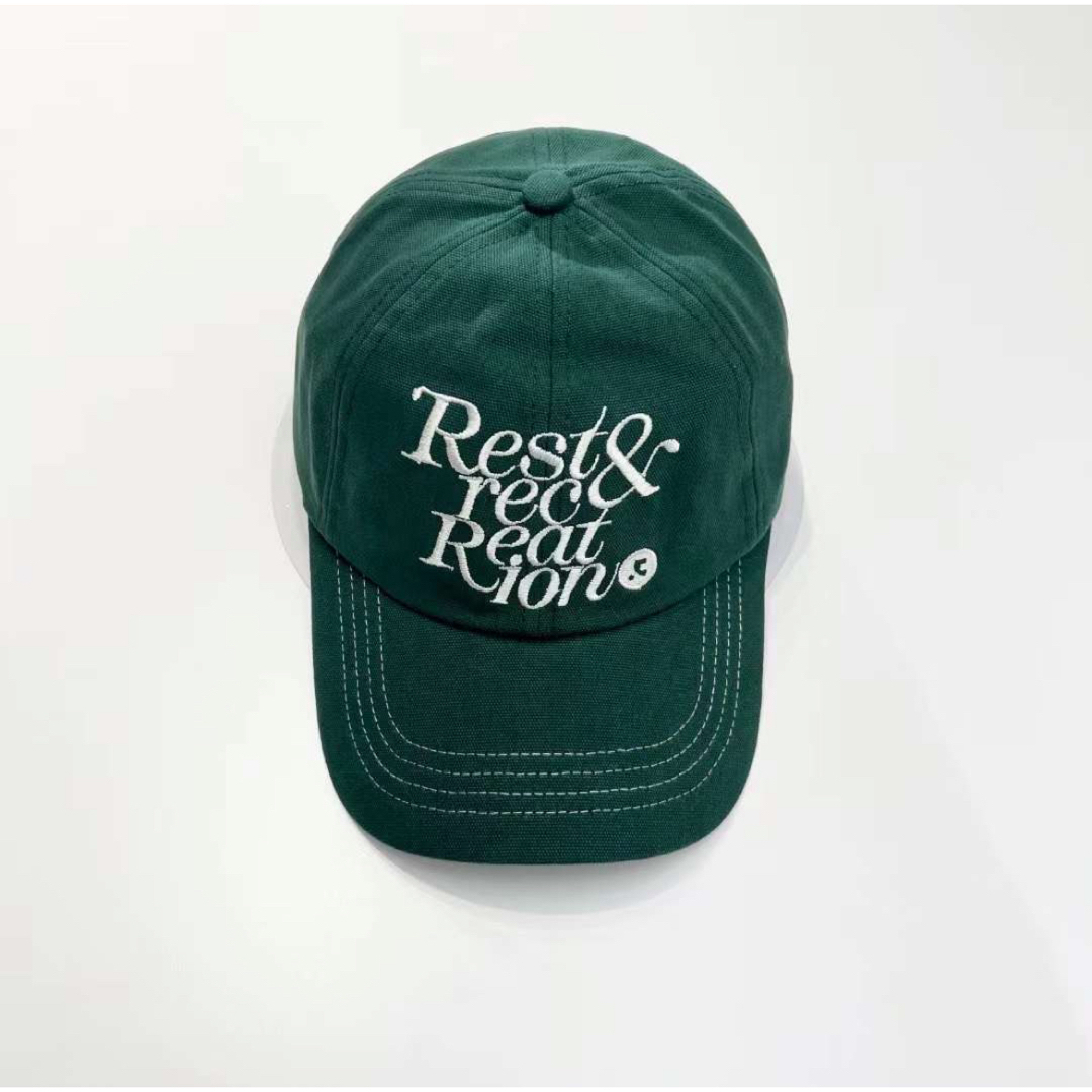 Rest&Recreation キャップ　帽子　グリーン レディースの帽子(キャップ)の商品写真