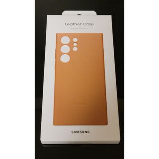 SAMSUNG - Galaxy S23 Ultra Leather Case Camel【本革】