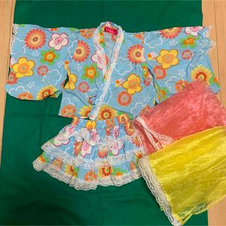 little princess 浴衣 ドレス 浴衣ドレス　95cm(甚平/浴衣)