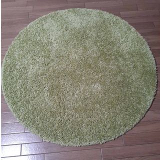 【新品】モモナチュラル　100cm　楕円ラグ