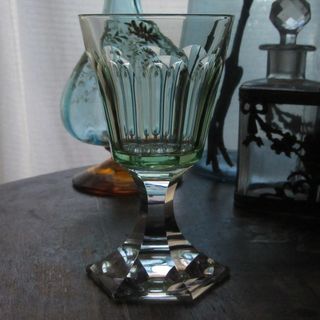 バカラ(Baccarat)の1841年カタログ記載「Conique NO`289」 ウラン　希少品訳アリ⑤(グラス/カップ)