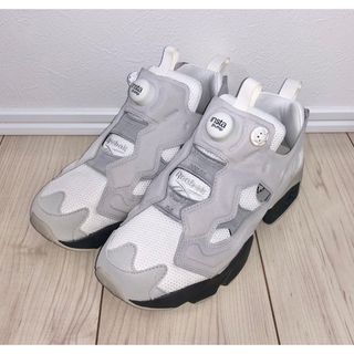 リーボック(Reebok)の24.5cm 良品 REEBOK PUMP FURY OG CHANEL グレー(スニーカー)