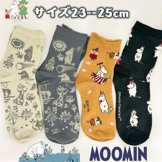 ムーミン　MOOMIN リトルミイ　ミイ　レディース　ソックス　靴下　4足セット(ソックス)