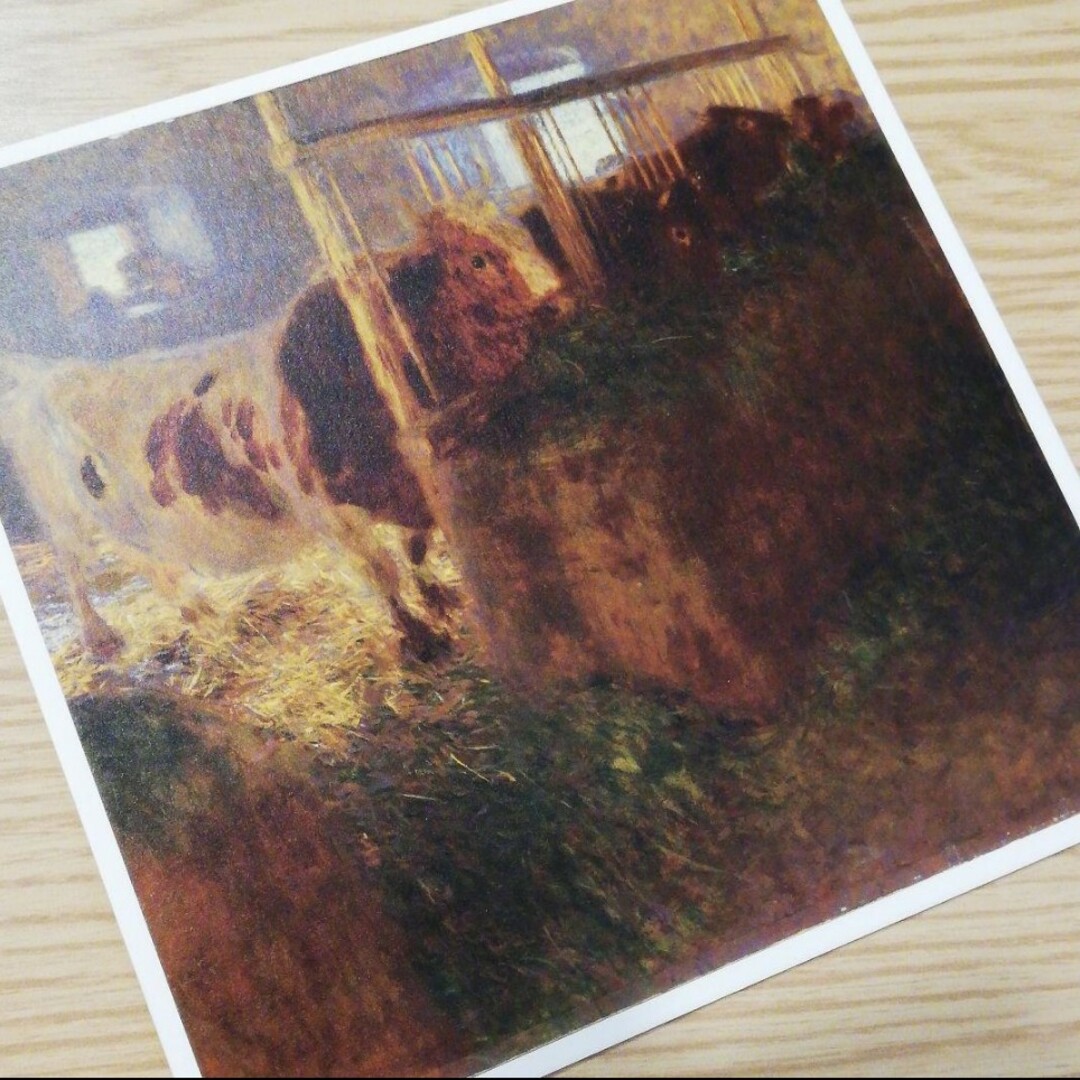 MOMA(モマ)のクリムト　クリムト展　ポストカード　ハガキ　牛　田舎　田園　風景　女性　美女 エンタメ/ホビーのコレクション(印刷物)の商品写真