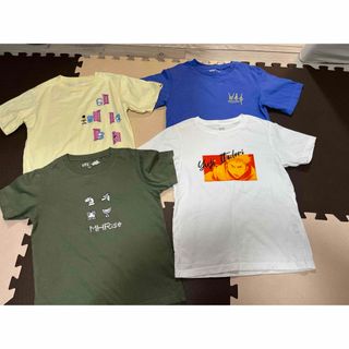 ユニクロ  Tシャツ130　キッズ　4枚セート(Tシャツ/カットソー)