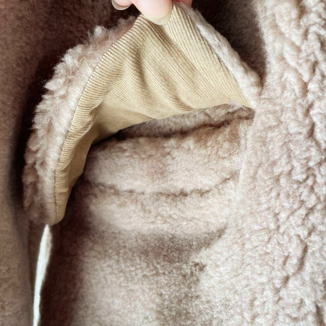 sonicca テディボア ショートコート 仁美 着用モデル F レディースのジャケット/アウター(毛皮/ファーコート)の商品写真