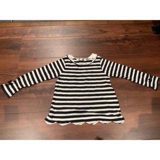 エバークローゼット(evercloset)のエバクロ　エバークローゼット　子供服　110 ボーダー　リボン(Tシャツ/カットソー)