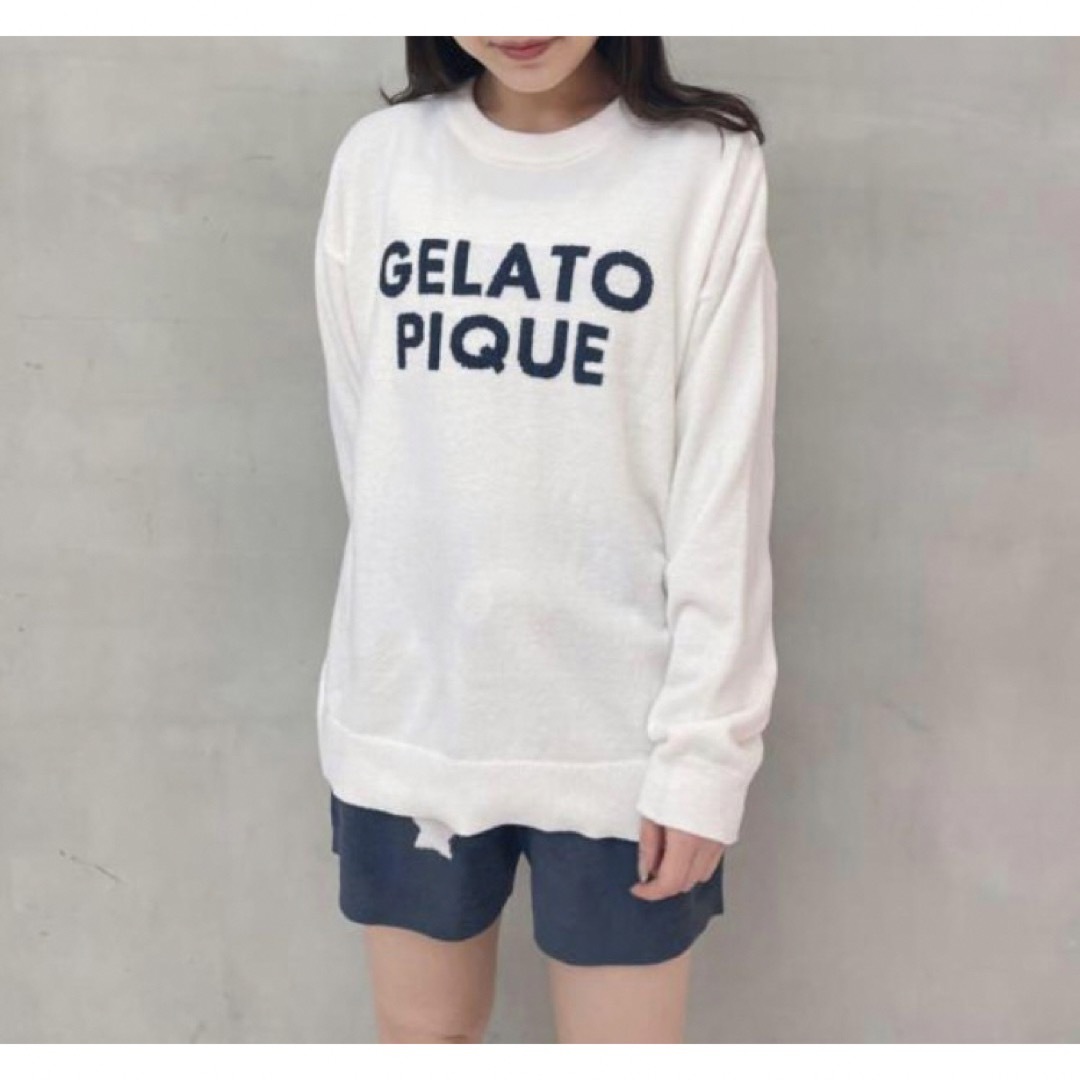 gelato pique(ジェラートピケ)の☆ジェラートピケ スターロゴジャガードプルオーバー&ショートパンツ 上下セット☆ レディースのルームウェア/パジャマ(ルームウェア)の商品写真