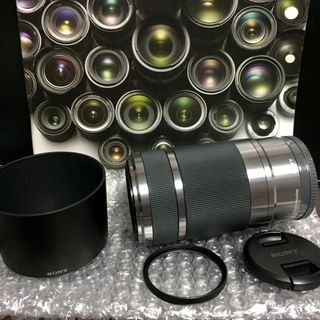 SONY - 新品★おまけ付★SONY★ミラーレス一眼★望遠レンズE55-210mm★シルバー