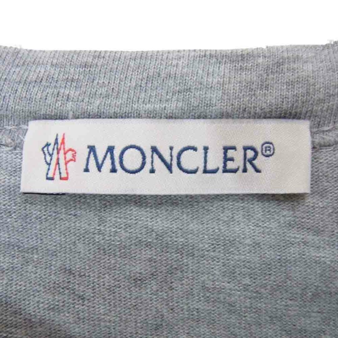 MONCLER(モンクレール)のMONCLER モンクレール × KITH MAGLIA T-SHIRT アイコンロゴ クルーネック 半袖 Tシャツ グレー系 S【中古】 メンズのトップス(シャツ)の商品写真