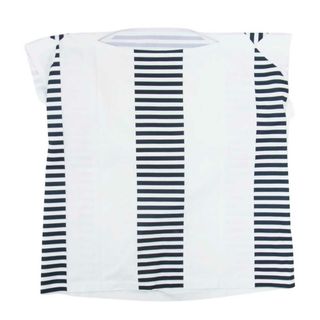 ISSEY MIYAKE - ISSEY MIYAKE イッセイミヤケ me ミー MI42FK301 ボックスシルエット ノースリーブ カットソー 半袖 Tシャツ ホワイト系 サイズ表記無【中古】