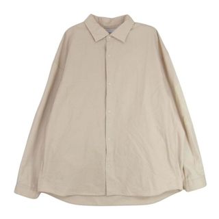 ヤエカ(YAECA)のYAECA ヤエカ 長袖 19143 COMFORT SHIRT EXTRA WIDE エクストラワイド コンフォート スナップボタン シャツ ベージュ系 L【中古】(シャツ)