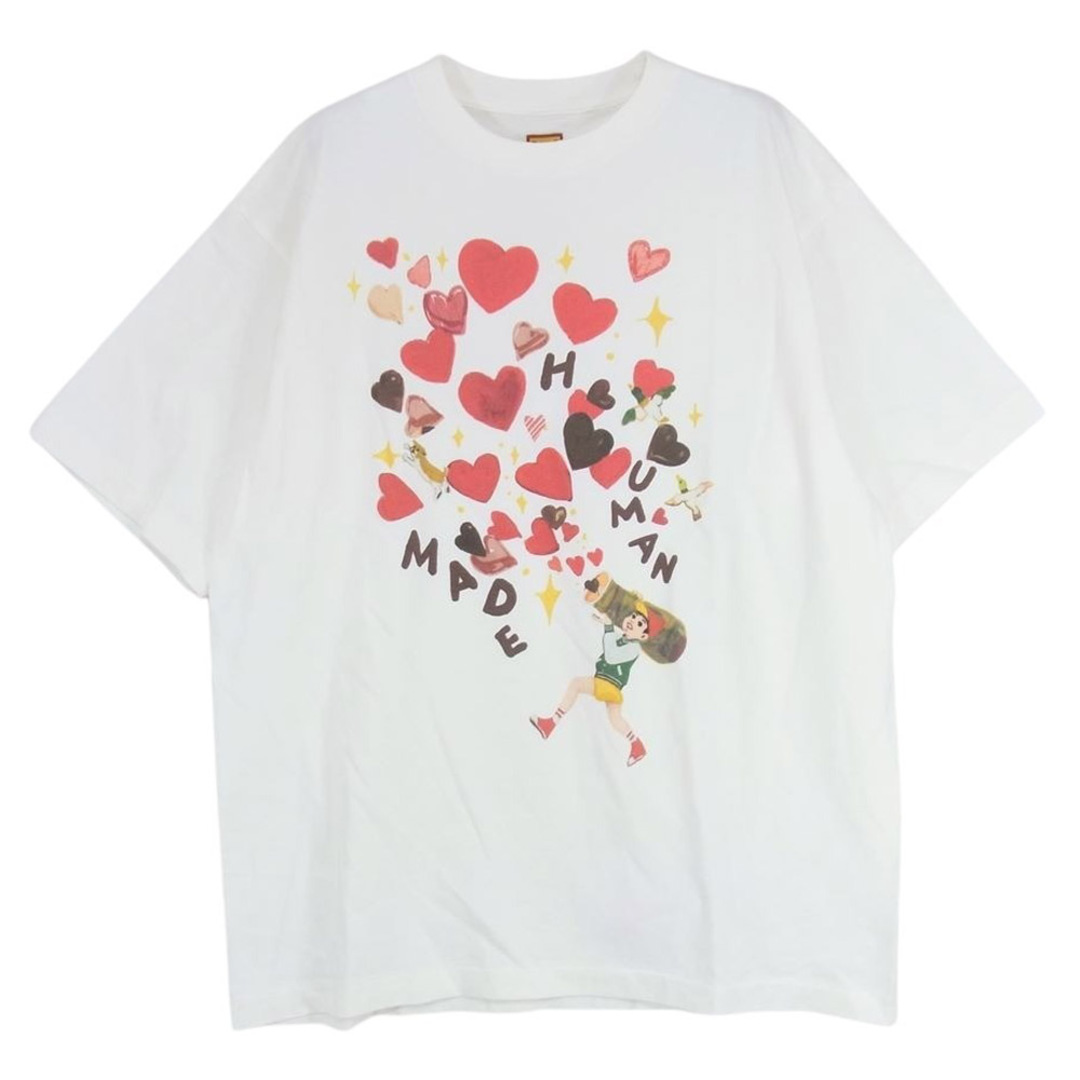 HUMAN MADE(ヒューマンメイド)のHUMAN MADE ヒューマンメイド XX27TE003 KEIKO SOOTOME T-SHIRT ケイコ ソオトメ Tシャツ ホワイト系 L【新古品】【未使用】【中古】 メンズのトップス(シャツ)の商品写真