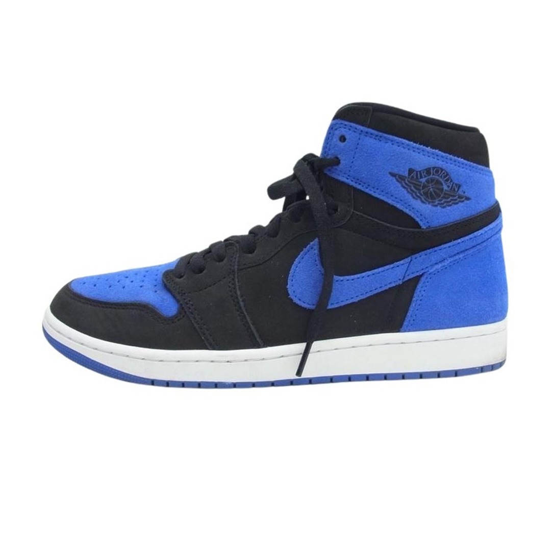 NIKE(ナイキ)のNIKE ナイキ スニーカー DZ5485-042 フェイクバスターズ鑑定済 Air Jordan 1 Retro High OG Royal Reimagined AJ1 エアジョーダン レトロ ハイ ロイヤル リイマジンド スニーカー ブラック系 ブルー系 28cm【中古】 メンズの靴/シューズ(スニーカー)の商品写真