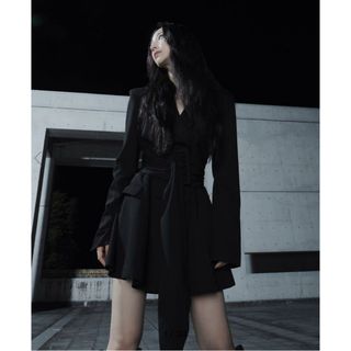 メルト(melt.)のメルトザレディ thick belt jacket onepiece(ミニワンピース)