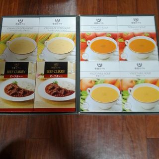 テイコクホテル(帝国ホテル)の帝国ホテルキッチンのカレー＆スープセット(レトルト食品)