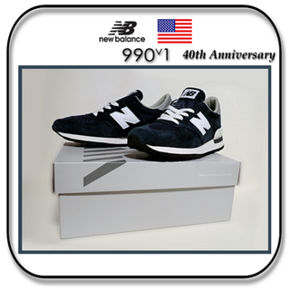 ニューバランス(New Balance)の28.5cm ： ニューバランス　M990NV1  アメリカ製　US10.5(スニーカー)