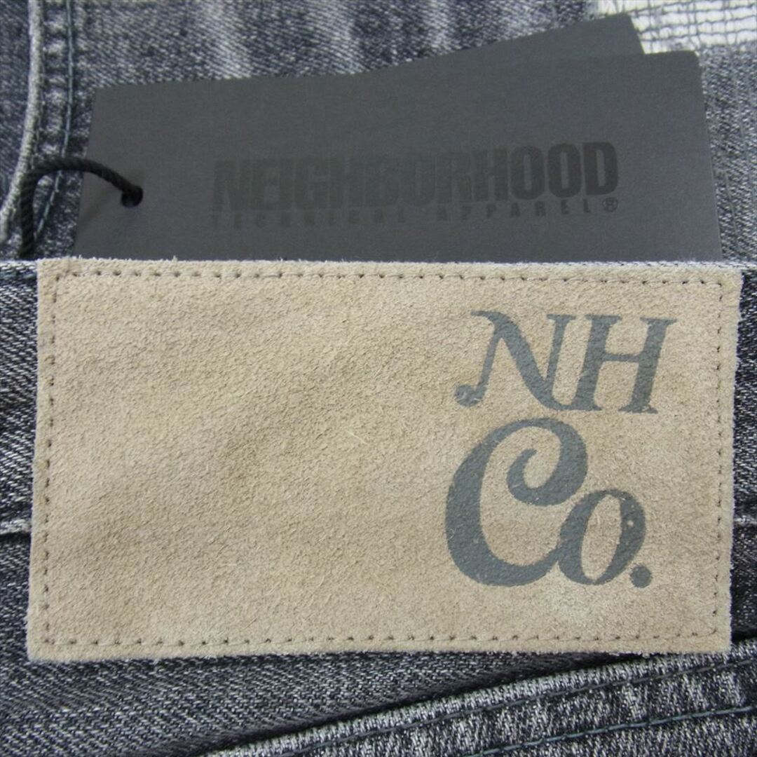 NEIGHBORHOOD(ネイバーフッド)のNEIGHBORHOOD ネイバーフッド 122DCNH-PTM21 RIVET SAVAGE NARROW スタッズ加工 リベット サベージ ナロー デニムパンツ ジーンズ ブラック系 S【中古】 メンズのパンツ(その他)の商品写真