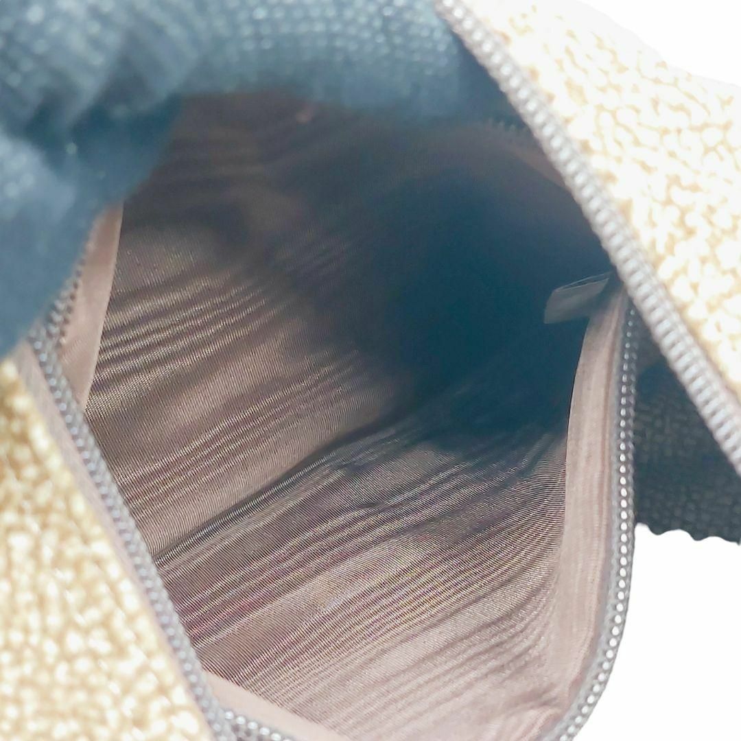 BORBONESE(ボルボネーゼ)の美品✧ボルボネーゼ ハンドバッグ ワンショルダー うずら柄 ハーフムーン 茶 レディースのバッグ(ハンドバッグ)の商品写真