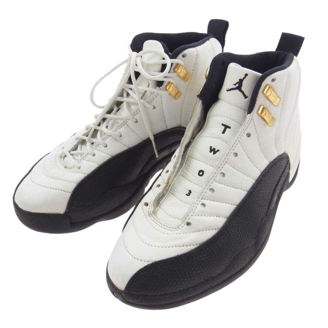 NIKE(ナイキ)のNIKE ナイキ スニーカー 130690-101 【観賞用】 Air Jordan 12 AJ12 OG TAXI 1996製 エアジョーダン12 OG タクシー スニーカー ホワイト系 ブラック系 27.5cm【中古】 メンズの靴/シューズ(スニーカー)の商品写真