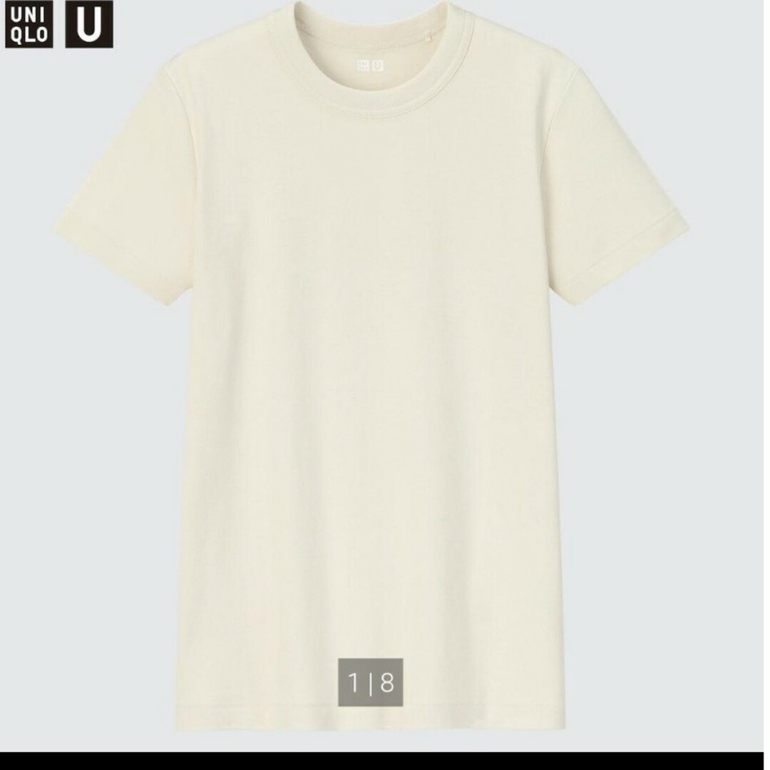 UNIQLO(ユニクロ)の新品未使用タグつき　UNIQLO　Uniqlo U　クルーネックT レディースのトップス(Tシャツ(半袖/袖なし))の商品写真