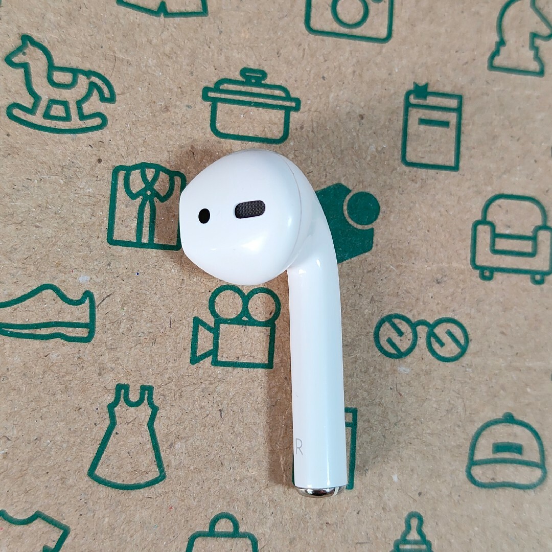 Apple(アップル)のApple AirPods 片耳 R 片方 右耳 487 スマホ/家電/カメラのオーディオ機器(ヘッドフォン/イヤフォン)の商品写真