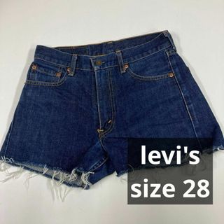 Levi's - levi's 505 ショートパンツ　日本製　オールド　古着　28 カットオフ