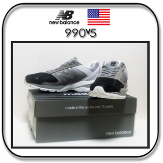 ニューバランス(New Balance)の26cm： ニューバランス 990v5　M990BM5　アメリカ製　US8(スニーカー)