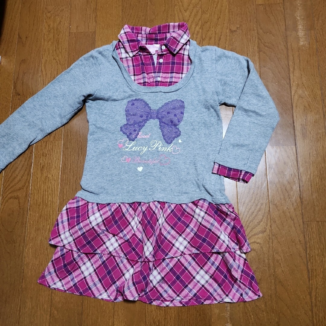 motherways(マザウェイズ)のマザウェイズ　チュニックワンピース　140 キッズ/ベビー/マタニティのキッズ服女の子用(90cm~)(ワンピース)の商品写真