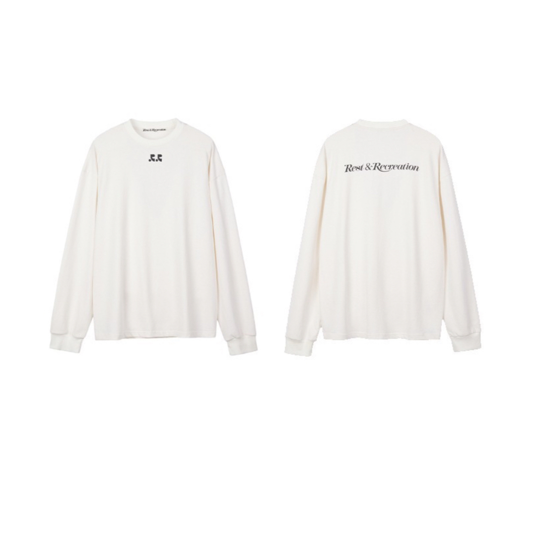 Rest&Recreation Tシャツ　長袖　ホワイト レディースのトップス(Tシャツ(長袖/七分))の商品写真