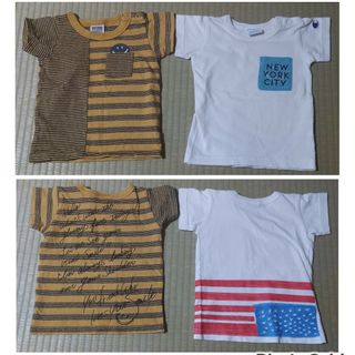 【Champion & F.O.kids】80 Tシャツ 2枚 セットポケット付