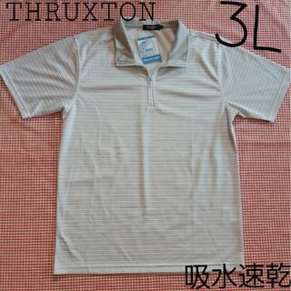 THRUXTON メンズ ポロシャツ ゴルフシャツ ゴルフウェア 3L 新品(ポロシャツ)