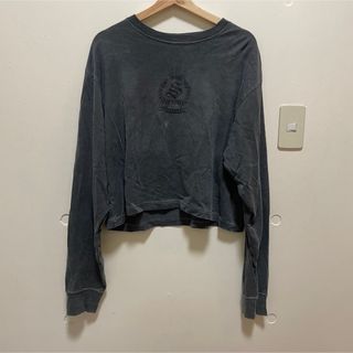 ステューシー(STUSSY)のStussy ロンＴ クロップド丈(Tシャツ(長袖/七分))