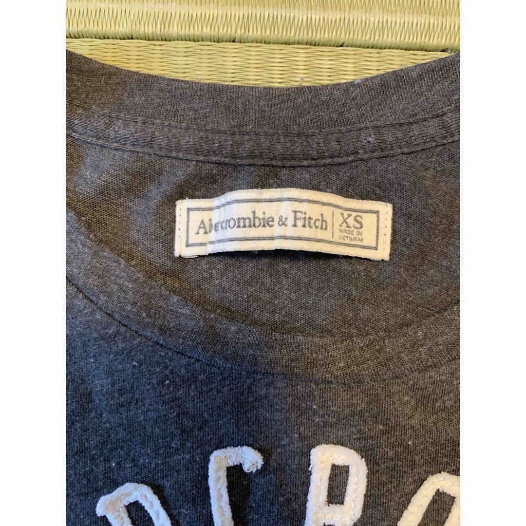 Abercrombie&Fitch(アバクロンビーアンドフィッチ)の値下げ　アバクロ　レディース　Tシャツ　XS  グレー レディースのトップス(Tシャツ(半袖/袖なし))の商品写真