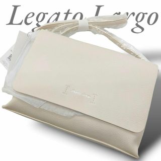 レガートラルゴ(Legato Largo)の新品未使用✧レガートラルゴ ショルダーバッグ A5 お財布機能 白(ショルダーバッグ)