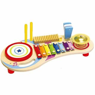 【特価セール】Woody World 5in1 リズムパレット(楽器のおもちゃ)