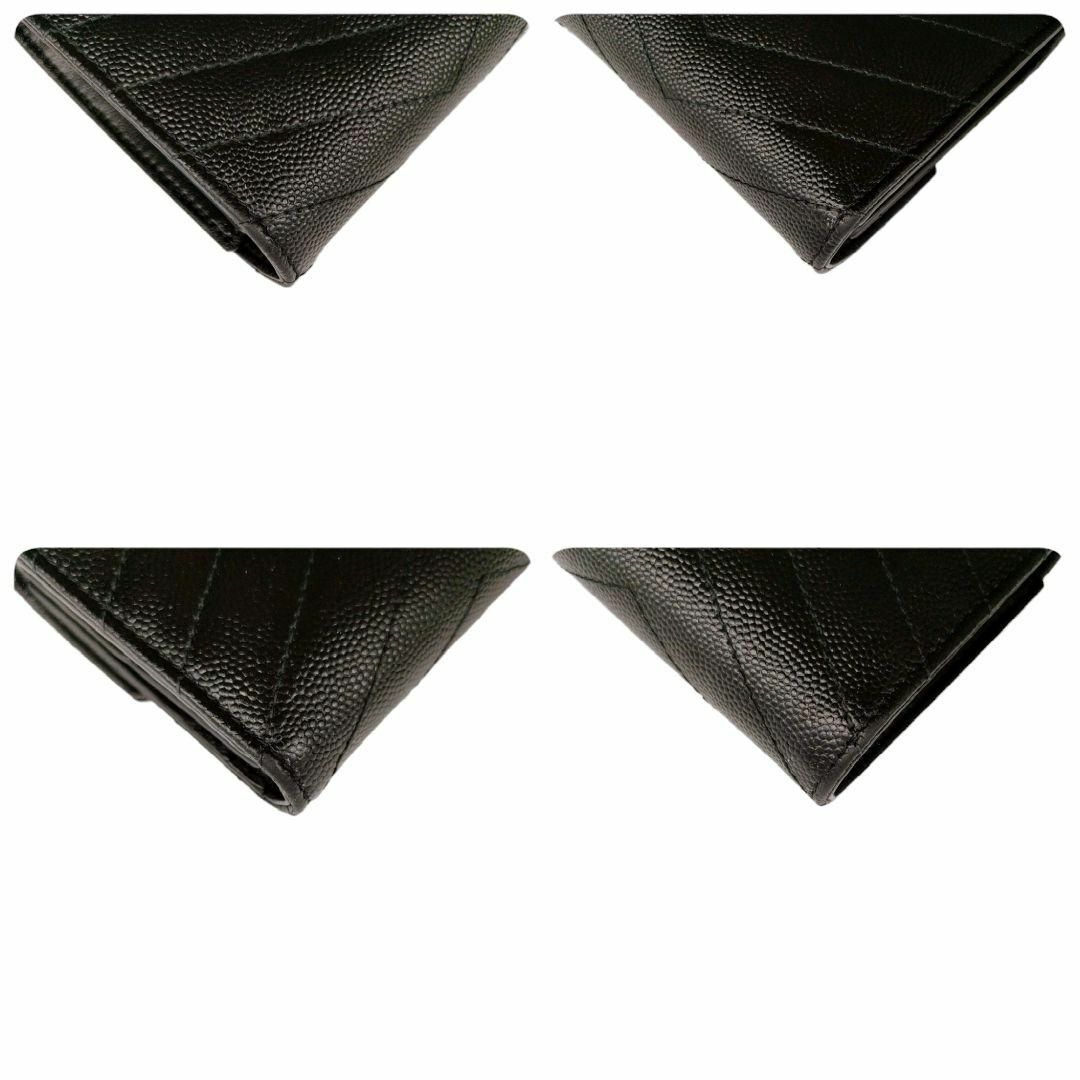 Saint Laurent(サンローラン)のサンローラン　三つ折り財布　モノグラムマルチフォールドウォレット　ブラック レディースのファッション小物(財布)の商品写真