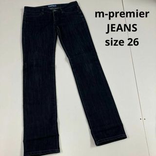 m-premier JEANS デニムパンツ　古着女子　ストレート　26