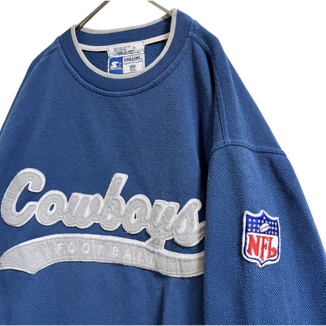 STARTER(スターター)のSTARTER スターター COWBOYS カウボーイズ NFL トレーナー L メンズのトップス(スウェット)の商品写真