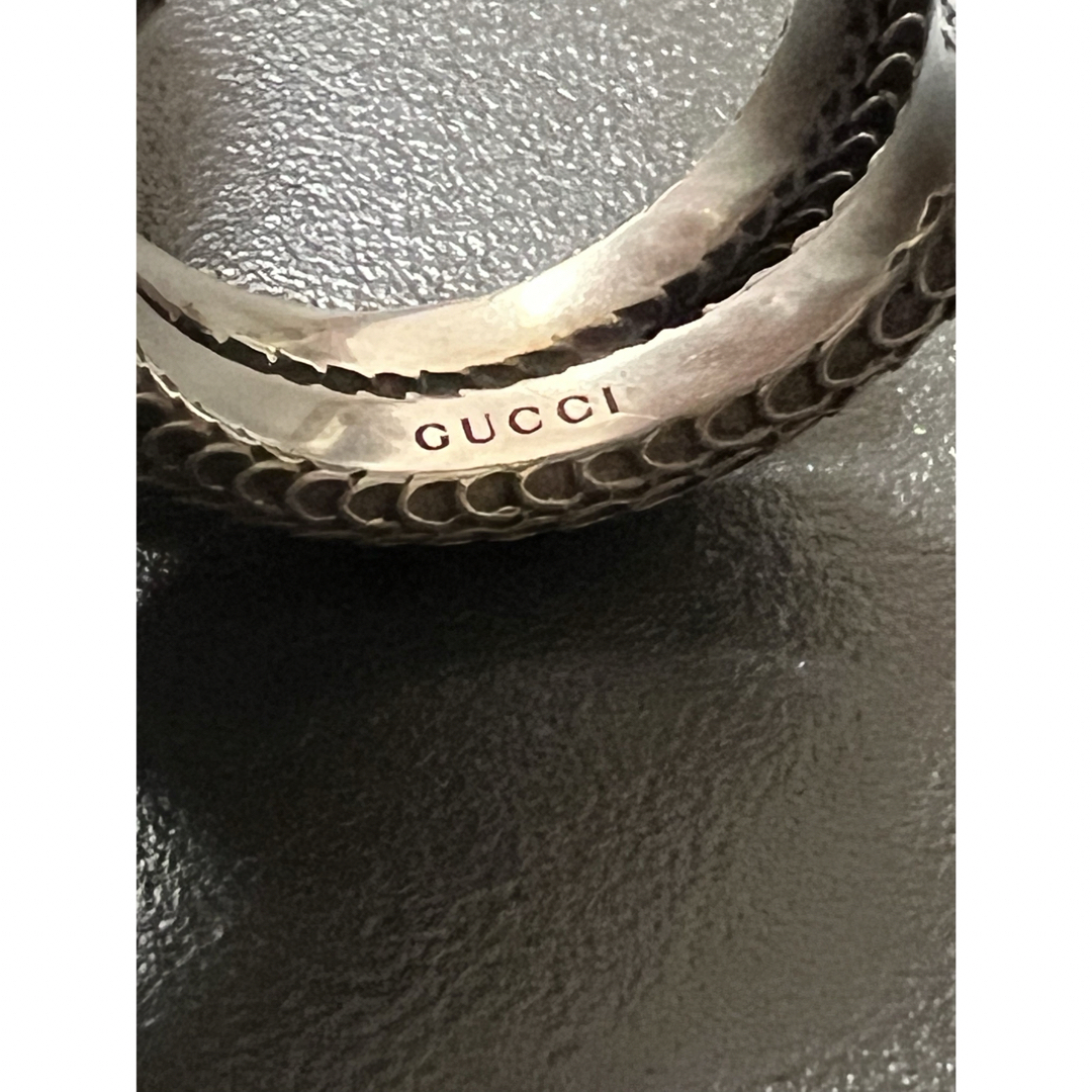 Gucci(グッチ)の【GUCCI　Ag925　ガーデン　スネーク　リング　18号】 メンズのアクセサリー(リング(指輪))の商品写真