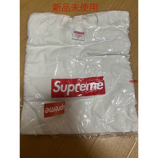 シュプリーム(Supreme)のSupreme Box Logo L/S Tee White S 新品　シュプ(Tシャツ/カットソー(七分/長袖))