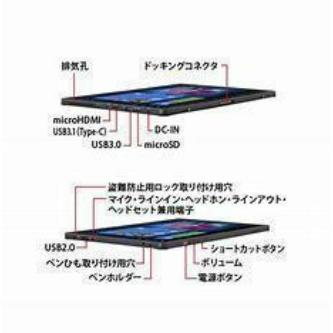 富士通(フジツウ)のQ738/i5/SSD128G/13.3/Win10/Office スマホ/家電/カメラのPC/タブレット(タブレット)の商品写真