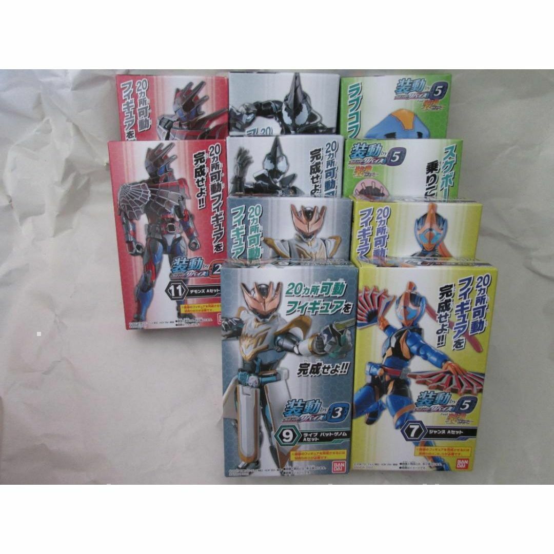 新品未開封 装動 仮面ライダー 鎧武 斬月 ドライブ ギーツ リバイ　セット エンタメ/ホビーのフィギュア(特撮)の商品写真