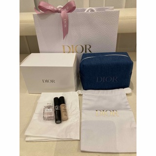 Christian Dior - ディオール　ノベルティ　デニム　ポーチ　新品未使用