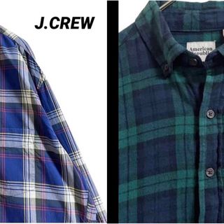 ジェイクルー(J.Crew)のJ.Crew ジェイクルー 長袖 シャツ チェック TARTAN US古着(シャツ)