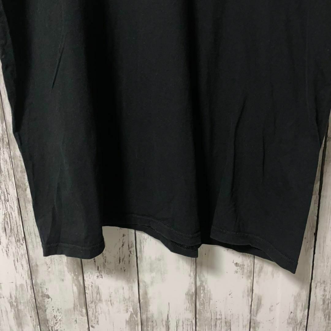 adidas(アディダス)のアディダス アメリカ古着 パフォーマンスロゴプリントTシャツ半袖ブラックメンズ メンズのトップス(Tシャツ/カットソー(半袖/袖なし))の商品写真
