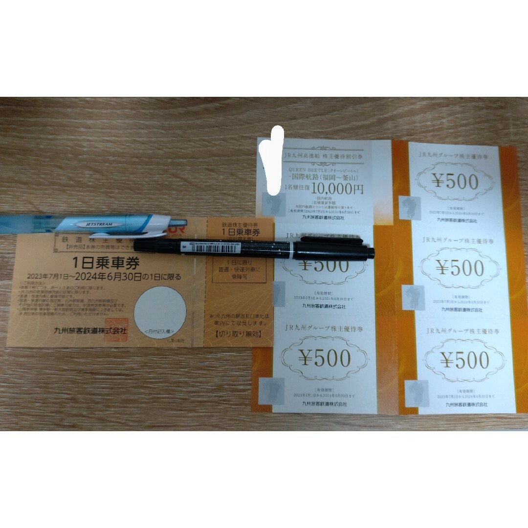 JR九州 九州旅客鉄道 株主優待チケット チケットの乗車券/交通券(その他)の商品写真