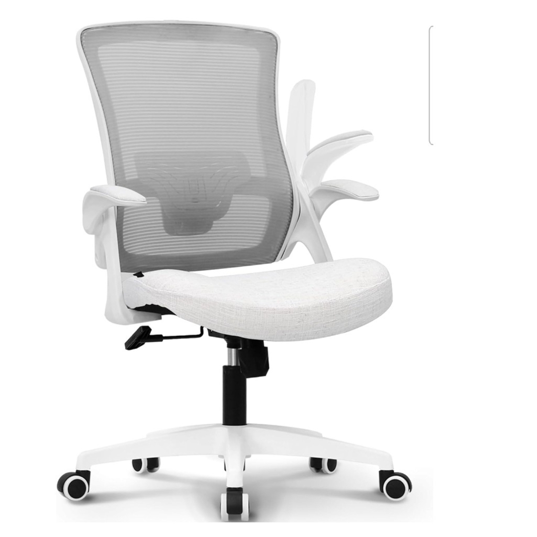 NEOCHAIR オフィスチェア デスクチェア 新品未使用　アイボリー色　大特価 インテリア/住まい/日用品のオフィス家具(オフィスチェア)の商品写真