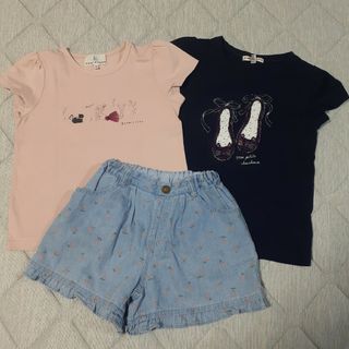 【中古.】　エニィファム　Tシャツ　キュロット　組曲　Tシャツ